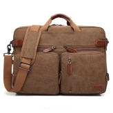 Torba dwufunkcyjna 2w1, plecak na laptopa marki CoolBell, kolor brązowy
