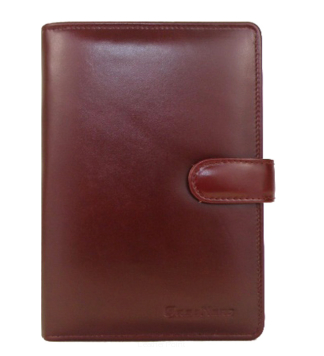 Skorzany Organizer Z Kalendarzem Na 2020 Format B6 Planer 0710 Bordowy Galanteria Skorzana Leather Point skórzany organizer z kalendarzem