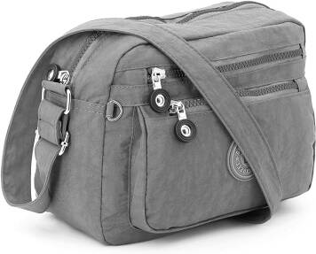 Torebka miejska na ramię, torba listonoszka Bag Street 2245 kolor Szary