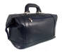 Torba lekarska skórzana Unisex, kufer lekarski Galskór, model 550, Granatowy