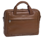 Torba biznesowa z miejscem na laptop Bronzeville 15,4" Brown McKlein