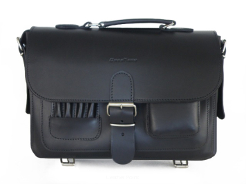 Torba skórzana, PLECAK 3w1 Styl VINTAGE, JUCHT, Orso Nero 0065 Czarny