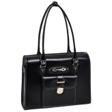 Torba damska biznesowa z miejscem na laptop RIVER FOREST Black McKlein