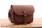 Torebka skórzana myśliwska BarellyBags, model Luizjana, średnia M, kolor Ciemny Camel