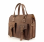 Torba skórzana BarellyBags- Floryda - piękna aktówka w stylu Vintage kolor Brąz Barka